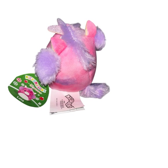 Perfectly Pink Holiday Micromallows Set Beula the Octopus Lola the Unicorn - Picture 9 of 9